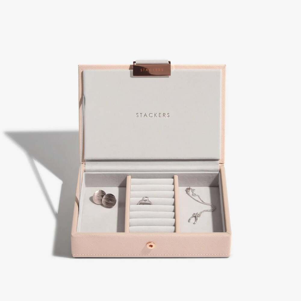 Stackers Blush and Rose Gold Mini Jewelry Box